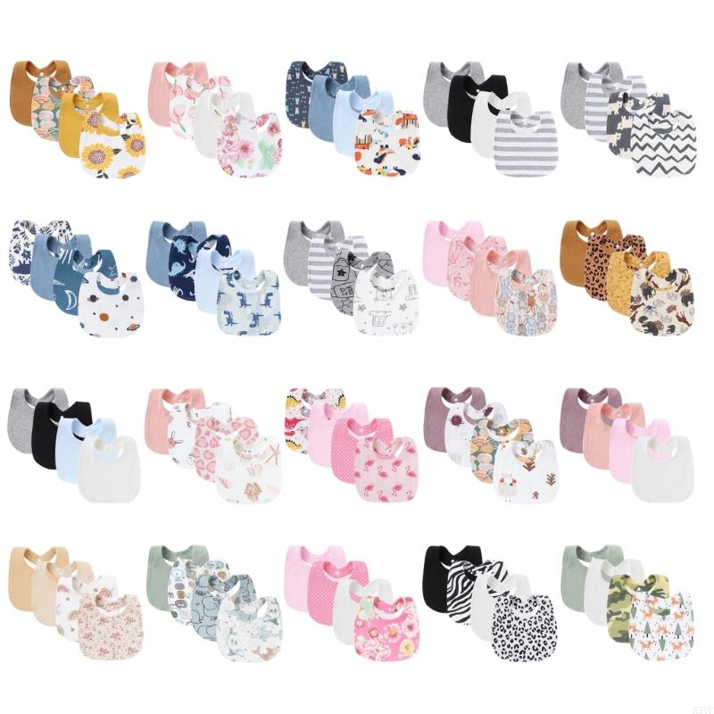 Printed Bibs Pack - A5YC упаковка из 4 шт., детское