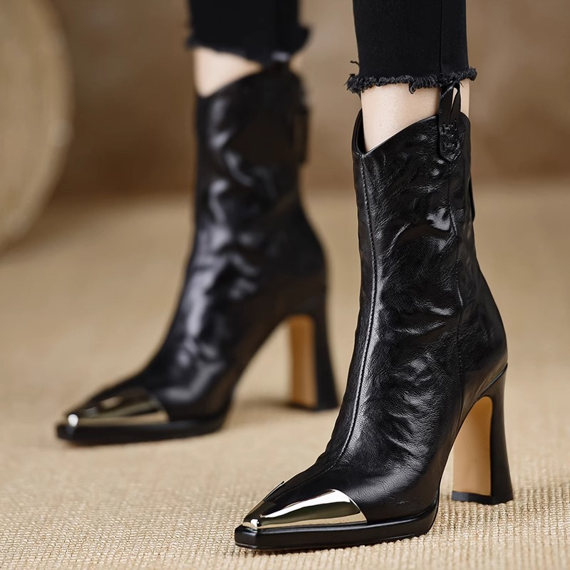 Soft Sole Booties - Ботильоны на танкетке, осенние новые ботильоны