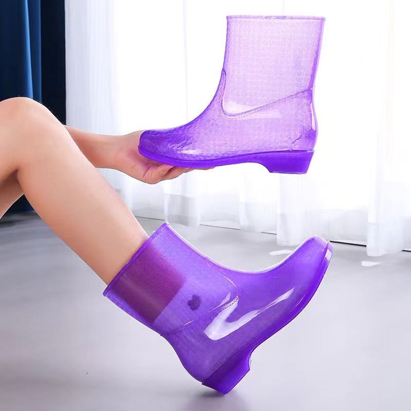 Soft Sole Booties - Новые женские туфли для дождя, Нескользящие