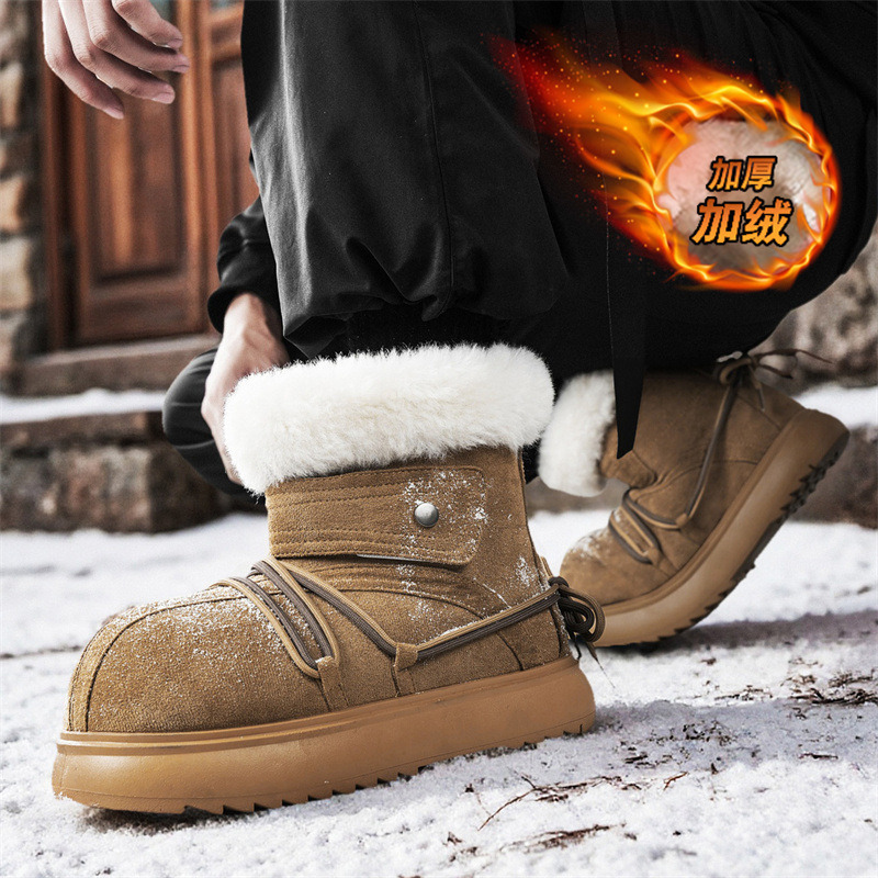 2025 Новые зимние мужские зимн – обзор и цена Soft Sole Booties