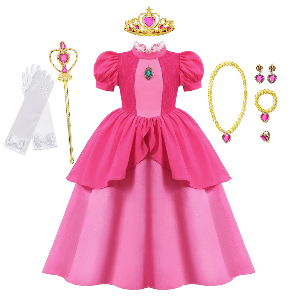 Персиковое платье для косплея, – обзор и цена Baby Clothing Size