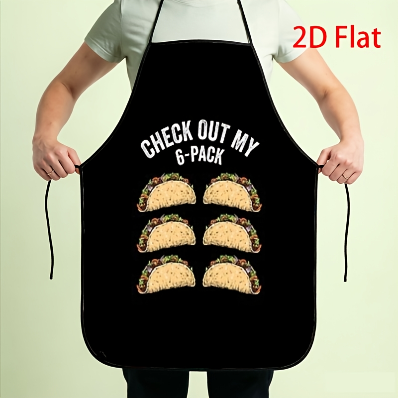 Забавный фартук с принтом тако – обзор и цена Printed Bibs Pack