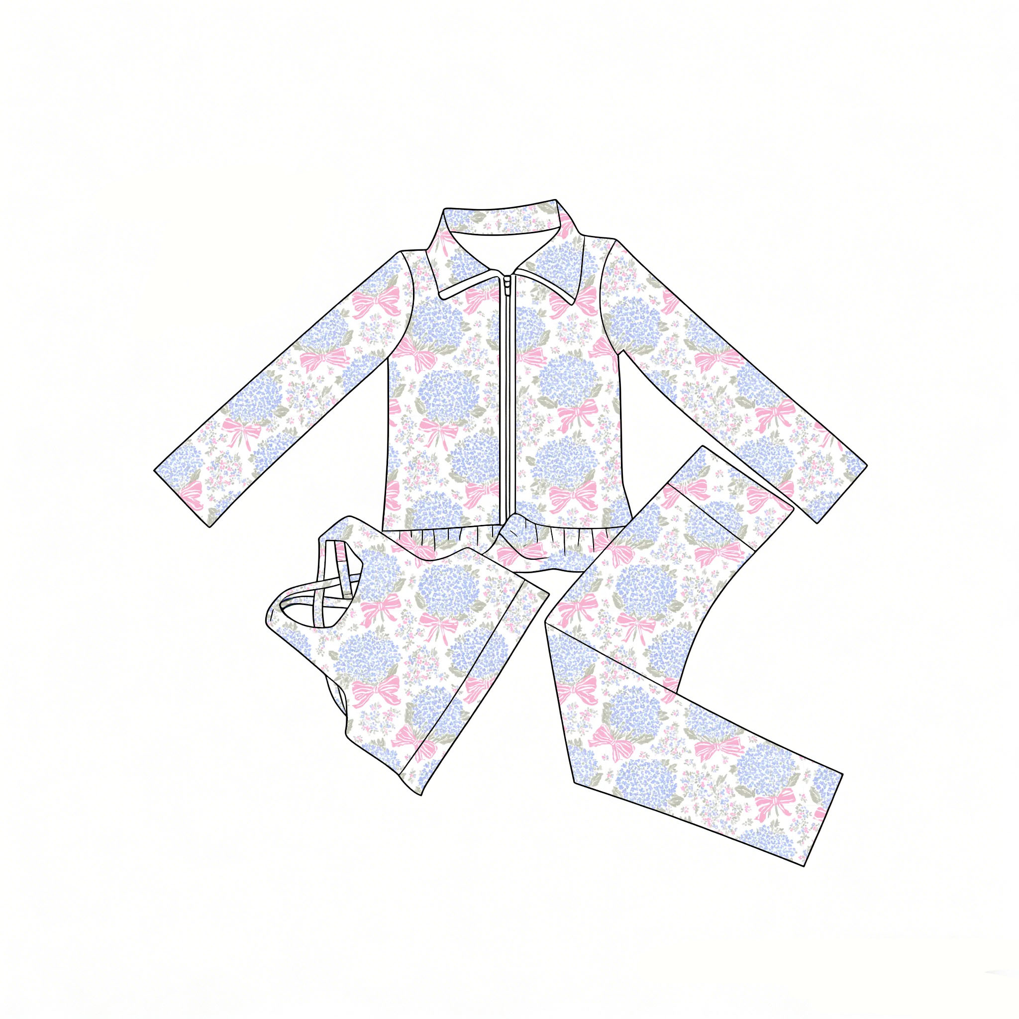 Костюм для девочек из 3 предме – обзор и цена Toddler Legging Set